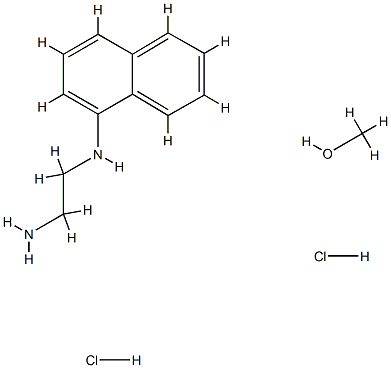 methanol:N'-naphthalen-1-ylethane-1,2-diamine:dihydrochloride Struktur