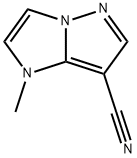 1-methyl-1H-imidazo[1,2-b]pyrazole-7-carbonitrile(SALTDATA: FREE) Structure