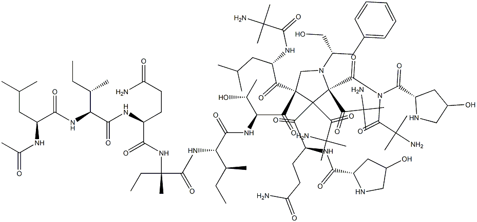 zervamicin Z-L Structure