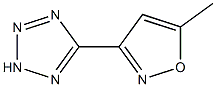 1H-Tetrazole,5-(5-methyl-3-isoxazolyl)-(8CI) 结构式