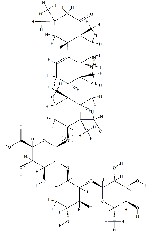 wistariasaponin D Structure