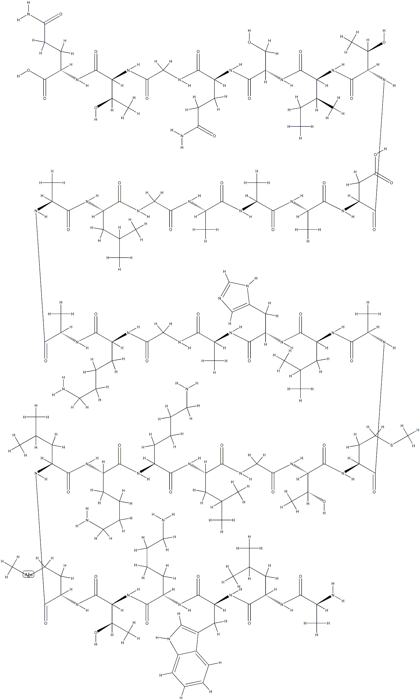 DERMASEPTIN,136033-70-0,结构式
