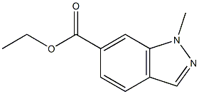 ethyl 1-methyl-1H-indazole-6-carboxylate Struktur