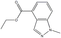 ethyl 1-methyl-1H-indazole-4-carboxylate Struktur