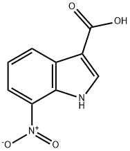 7-硝基-1H-吲哚-3-羧酸, 1360891-19-5, 结构式