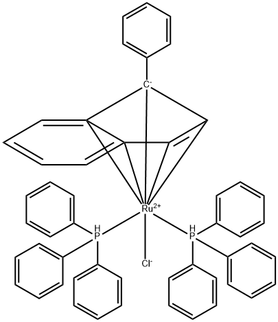 氯(1-苯基茚基)双(三苯基膦)合钌(II),1360949-97-8,结构式