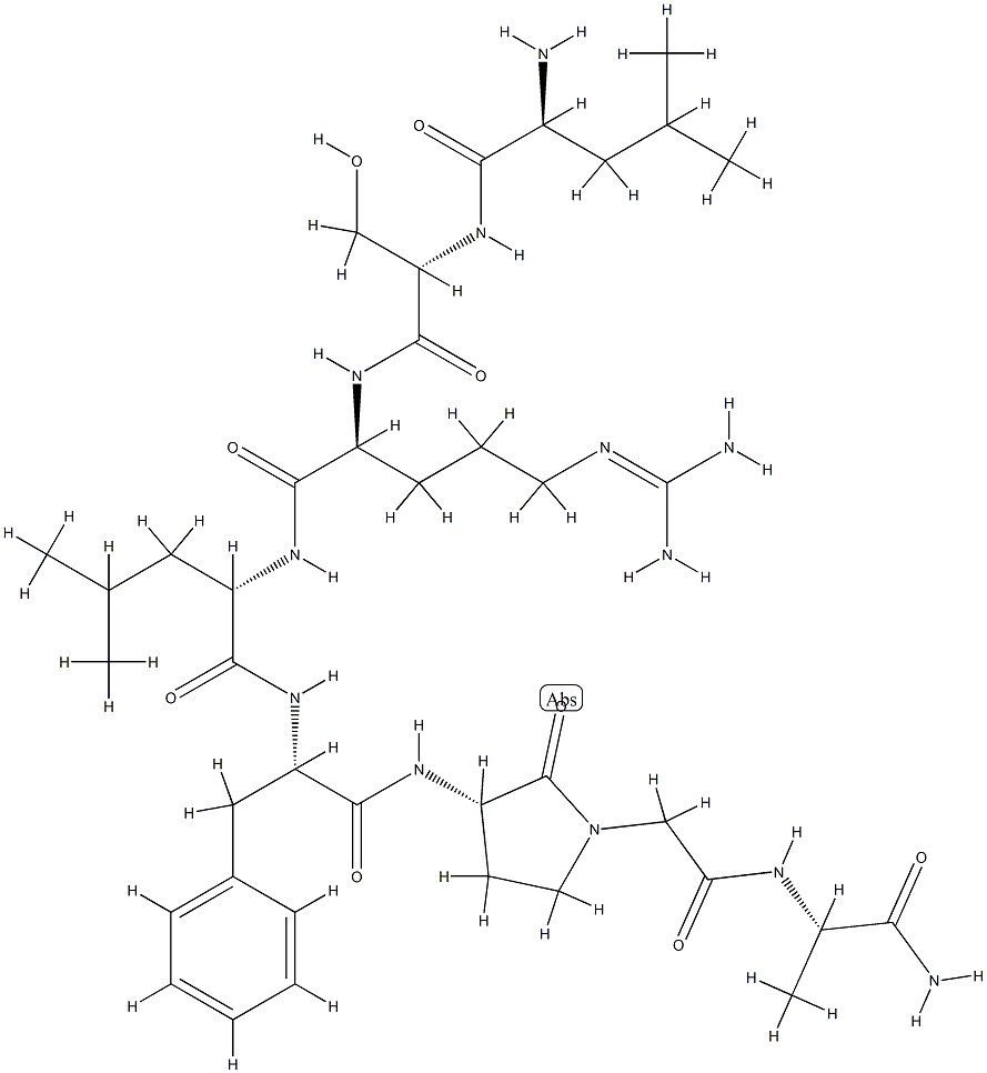 gamma-lactam(11) human growth hormone (6-13) Structure
