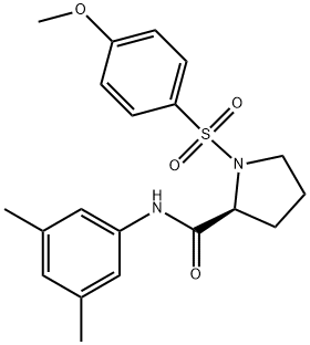 1361321-96-1 (2S)-N-(3,5-DIMETHYLPHENYL)-1-(4-METHOXYPHENYL)SULFONYLPYRROLIDINE-2-CARBOXAMIDE