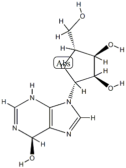 6-hydroxyl-1,6-dihydropurine ribonucleoside Structure