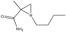 2-Aziridinecarboxamide,1-butyl-2-methyl-(9CI) Structure