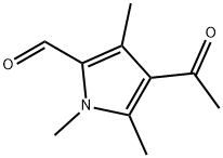 1H-Pyrrole-2-carboxaldehyde,4-acetyl-1,3,5-trimethyl-(9CI) Structure