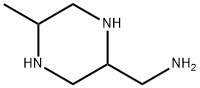 2-Piperazinemethanamine,5-methyl-(9CI) Struktur