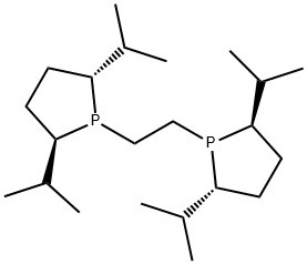 1,2-双[(2R,5R)-2,5-二异丙基膦烷基]乙烷, 136705-63-0, 结构式