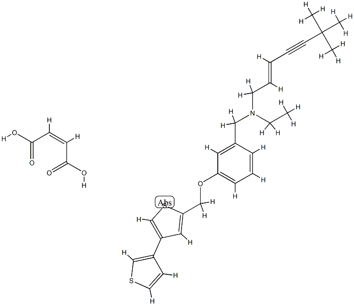 NB598 Maleate salt Struktur