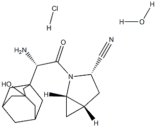 Saxagliptin hydrochloride Monohydrate Structure