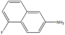 5-氟-2-萘胺 结构式