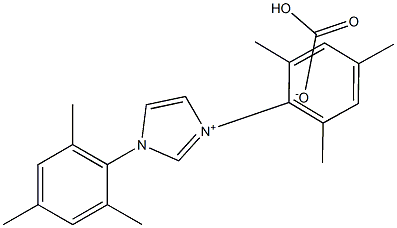 1,3-双(2,4,6-三甲基苯基)咪唑碳酸氢盐, 1372124-93-0, 结构式