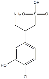 5-hydroxysaclofen 结构式