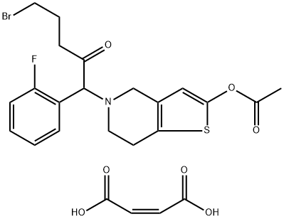 Prasugrel Impurity 14 Maleate Structure