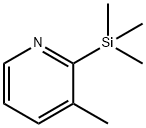 3-Picoline,2-(trimethylsilyl)-(8CI) Struktur