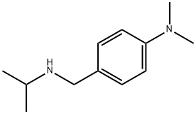 N1,N1-DIMETHYL-4-ó(ISOPROPYLAMINO)METHYL!ANILINE Struktur