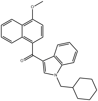 JWH 081-N-(cyclohexylmethyl) analog Structure