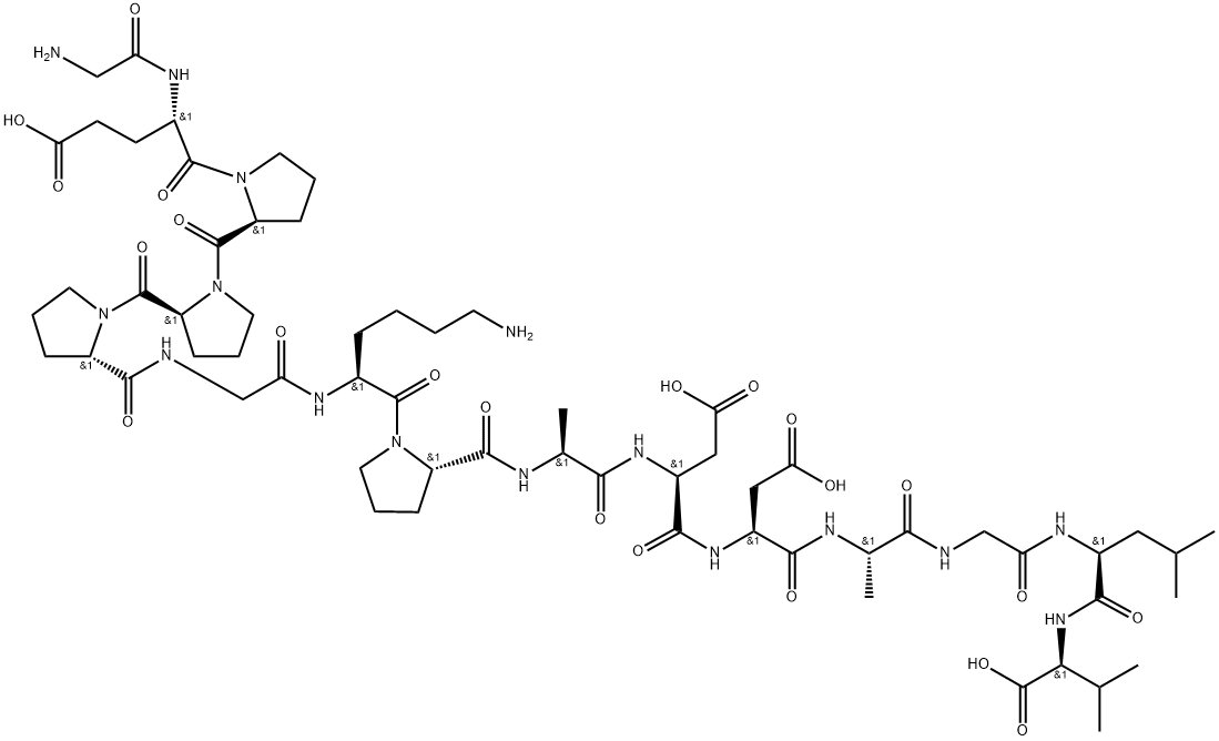 BPC-157 化学構造式