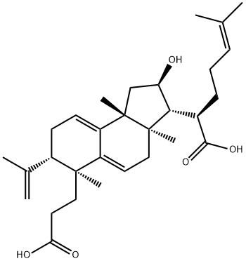 茯苓酸B, 137551-39-4, 结构式