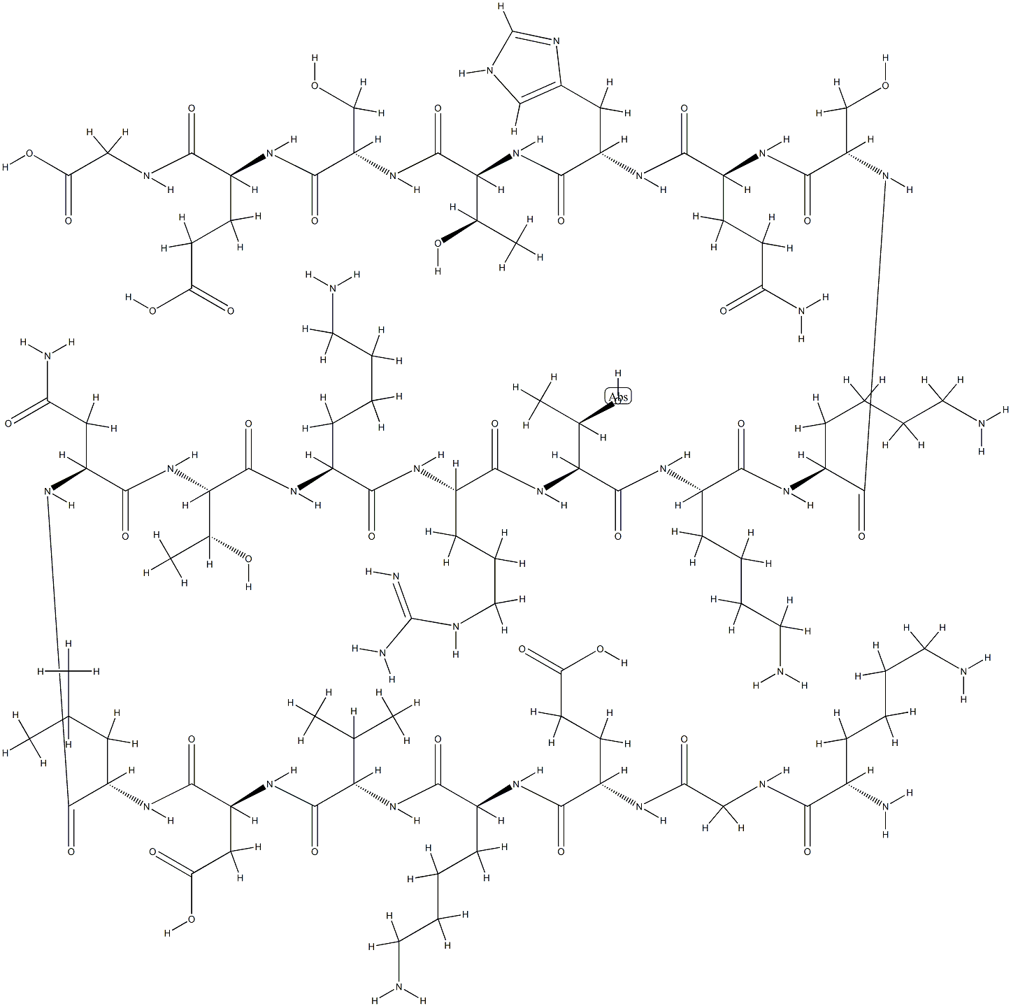 toxic shock syndrome toxin-1 (58-78) Structure