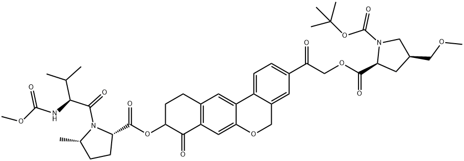 维帕他韦中间体VP N-3,1378391-43-5,结构式