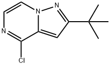2-TERT-BUTYL-4-CHLOROPYRAZOLO[1.5-A]PYRAZINE,1379314-67-6,结构式