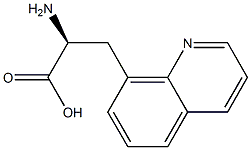 8-Quinolinepropanoicacid,-alpha--amino-,(S)-(9CI) 化学構造式