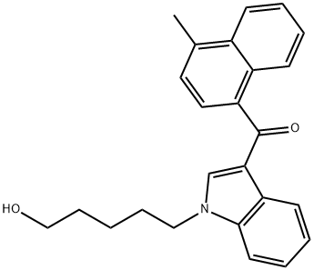JWH 122 N-(5-hydroxypentyl) metabolite Struktur