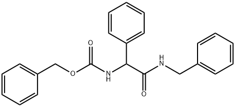 Z-DL-Phg-NHBzl 化学構造式