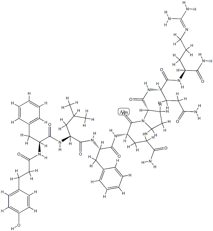 desamino-tyrosyl-phenylalanyl-leucyl-phenylalanyl-glutaminyl-prolyl-glutaminyl-argininamide|