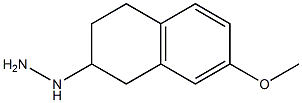 1-(1,2,3,4-tetrahydro-6-methoxynaphthalen-3-yl)hydrazine 结构式