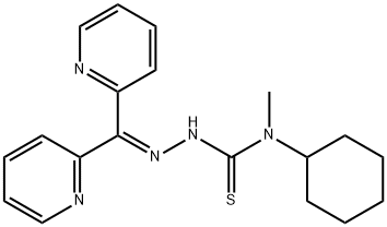 Di-2-pyridylketone-4-cyclohexyl-4-methyl-3-thiosemicarbazone Structure