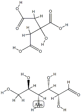 acid citrate dextrose Struktur