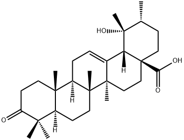 3-Oxopomolic acid Struktur