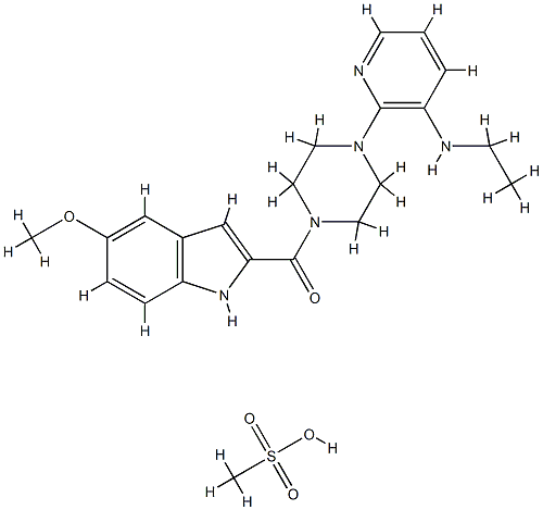 (メタンスルホン酸)アニオン 化学構造式