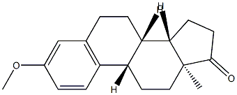 (8α)-3-Methoxy-1,3,5(10)-estratrien-17-one Struktur
