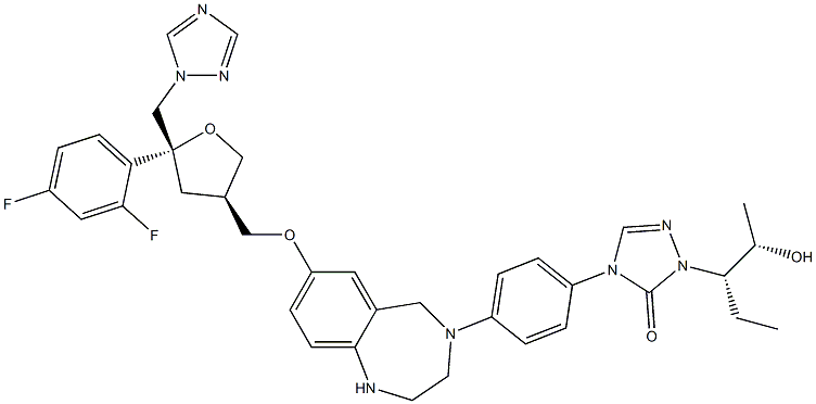 Posaconazole Impurity 45 Structure