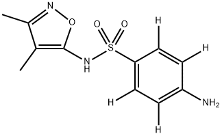 磺胺二甲恶唑-D4, 1388717-81-4, 结构式