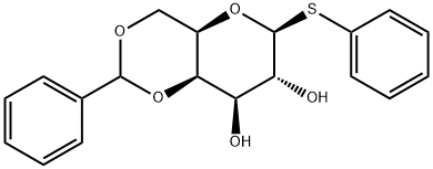 Phenyl 4,6-O-benzylidene-bD-thiogalactopyranoside Struktur