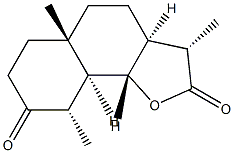 13902-54-0 (3S)-3,3aβ,4,5,5a,6,7,9,9aβ,9bα-Decahydro-3β,5aα,9β-trimethylnaphtho[1,2-b]furan-2,8-dione