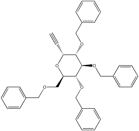 2-C-(2,3,4,6-Tetra-O-benzyl-a-D-glucopyranosyl) ethyne|2,6-脱水-7,8-二脱氧-1,3,4,5-四-O-(苯基甲基)-D-甘油型-L-古洛-辛-7-炔糖醇