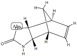 4,7-Methanobenzoxazol-2(3H)-one,3a,4,7,7a-tetrahydro-,[3aS-(3a-alpha-,4-alpha-,7-alpha-,7a-alpha-)]-(9CI) Struktur