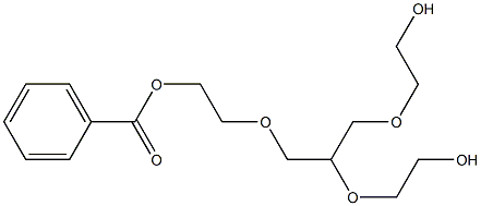 甘油聚醚-7 苯甲酸酯, 139247-28-2, 结构式
