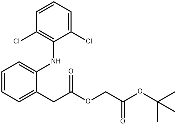 醋氯芬酸叔丁酯, 139272-68-7, 结构式