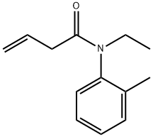 N-Ethyl-3-buteno-o-toluidide, 13936-71-5, 结构式